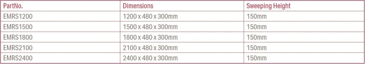 Bunting_Electromagnetic Sweeper Dimensions